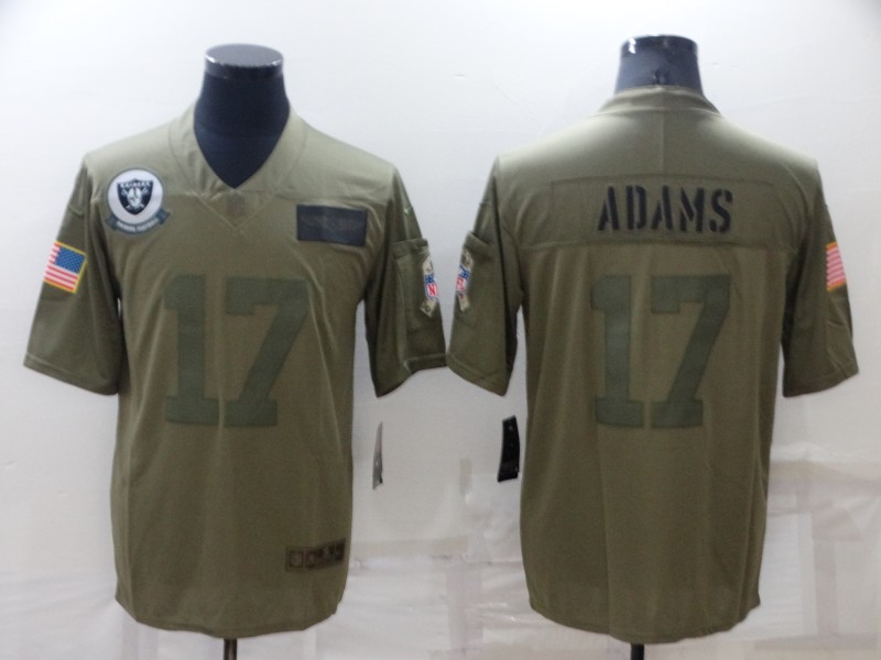 Men's Las Vegas Raiders #17 Davante Adams Camo Salute To Service Limited Stitched Jersey Men's Las Vegas Raiders #17 Davante Adams Camo Salute To Service Limited Stitched Jersey